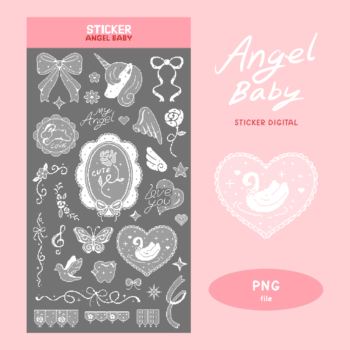 BOMBZSTUDIO | DIGITAL STICKER (angel baby)